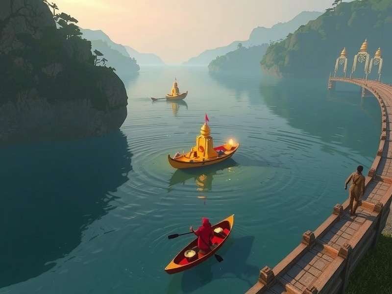 River Of Puja Bliss puja ceremony gameplay